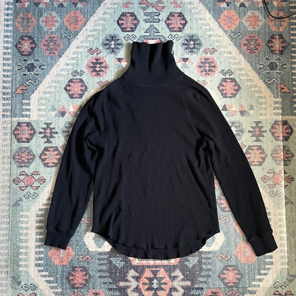 Everlane The Organic Cotton Turtleneck Waffle Tee